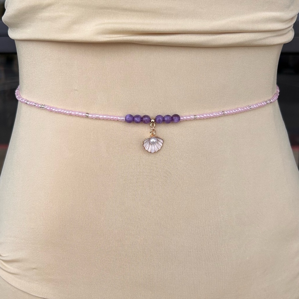 Seashell waist beads